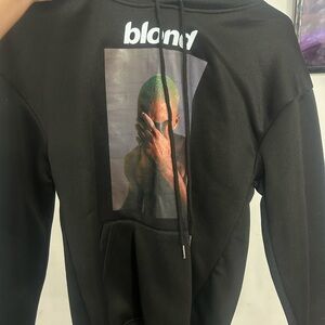 Black Hoodie with Graphic Print
